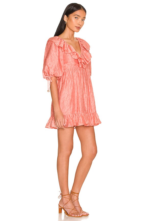 view 2 of 3 Hailey Mini Dress in Coral