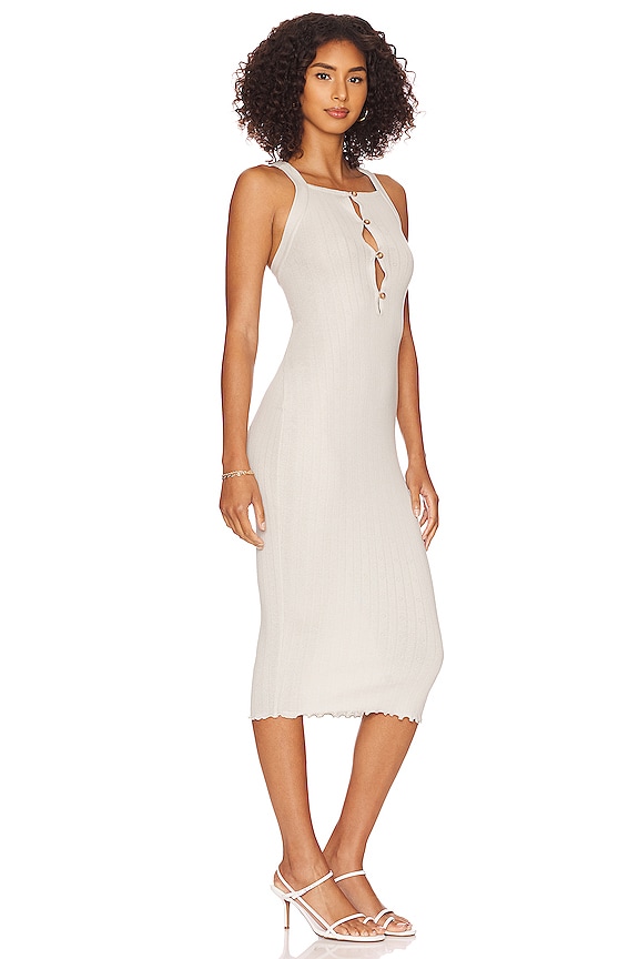 view 2 of 3 ROBE MI-LONGUE OWEN in Storm Grey