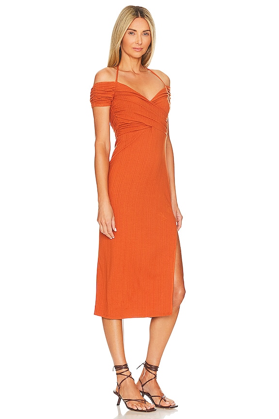 view 2 of 4 ПЛАТЬЕ LIZZIE in Burnt Orange