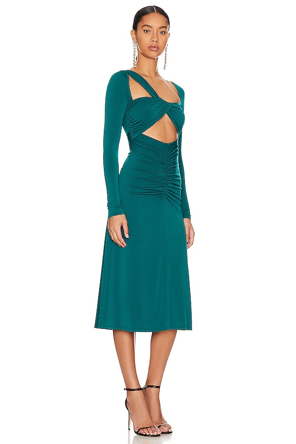 view 2 of 4 VESTIDO ELOISE in Botanical Green