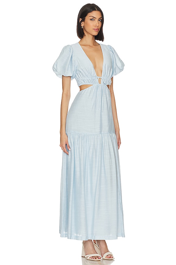 view 2 of 3 x Jetset Christina Shiloh Maxi Dress in Robin Blue