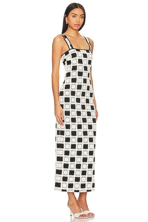 view 2 of 3 Anna Maxi Dress in Black & Ivory