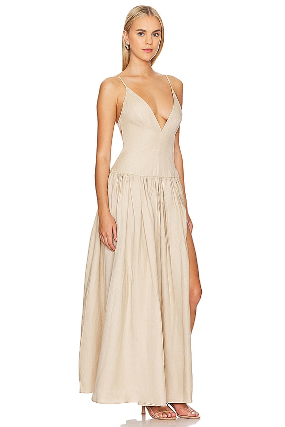 view 2 of 4 Saylor Maxi Dress in Cappuccino Brown