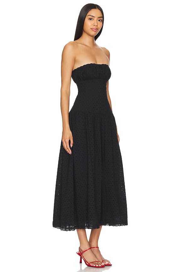 view 2 of 4 ROBE LIZZIE MIDI in Black