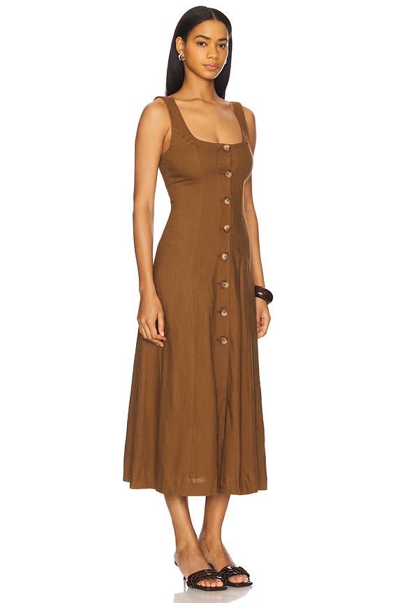 view 2 of 3 Carley Midi Dress in Espresso
