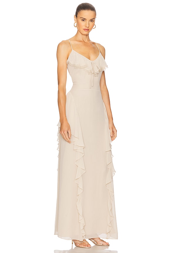 view 2 of 3 Remley Maxi Dress in Light Taupe