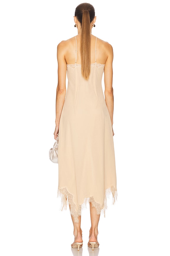 Tularosa Lyla Midi Dress in Beige