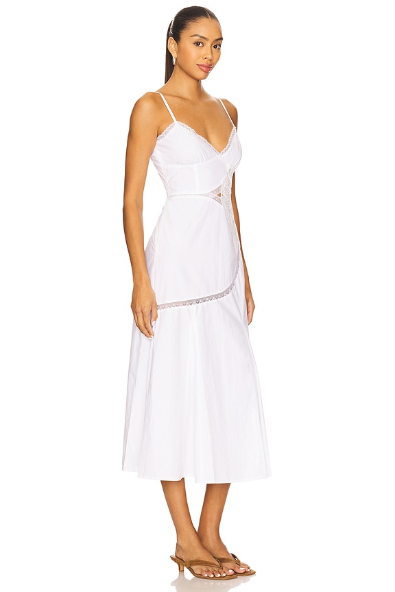view 2 of 3 Maddyn Midi Dress in White