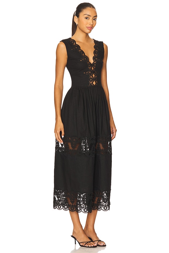 view 2 of 3 Breanna Midi Dress in Black