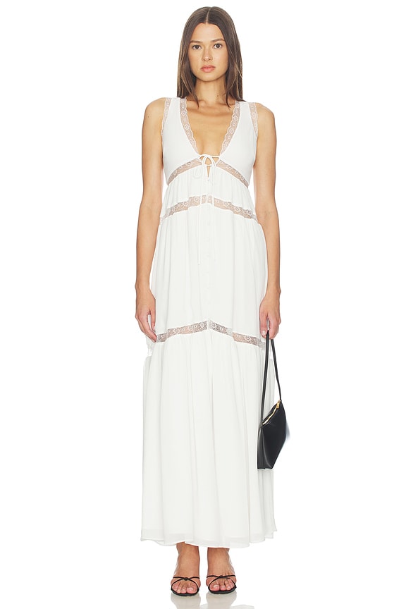 view 1 of 3 Mia Gown in White