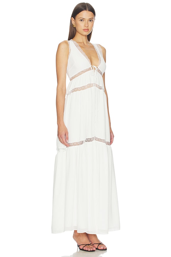 view 2 of 3 Mia Gown in White