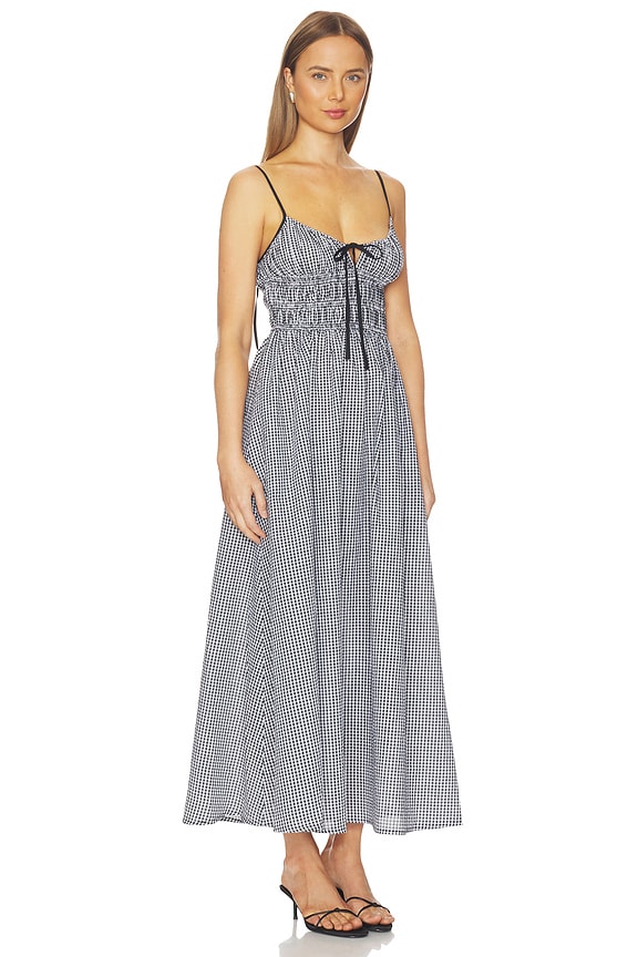 view 2 of 4 ROBE JOSIE in Black & Ivory Gingham