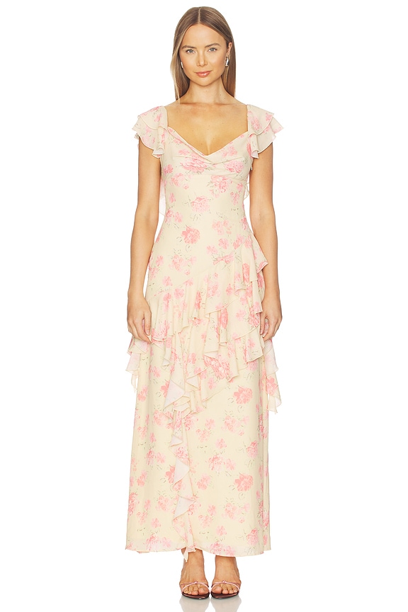 view 1 of 3 VESTIDO JESSALYN in Pink Floral Multi