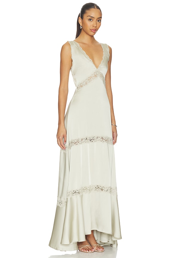 view 2 of 3 VESTIDO CLAIRE in Sage