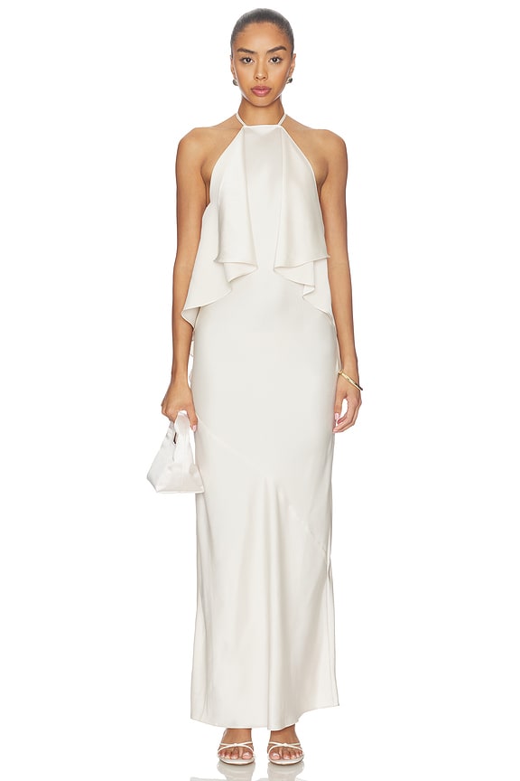 view 1 of 3 ROBE DE SOIRÉE LOU in Cream