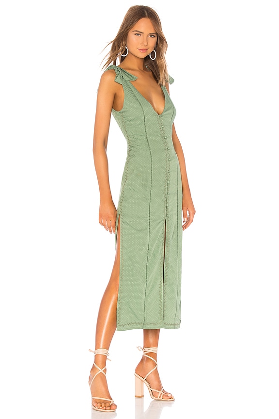 view 2 of 3 Birdie Dress in Mint Green