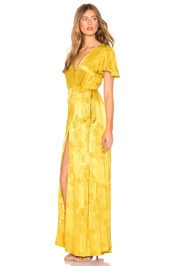 view 2 of 4 VESTIDO RHIANNON in Golden Yellow