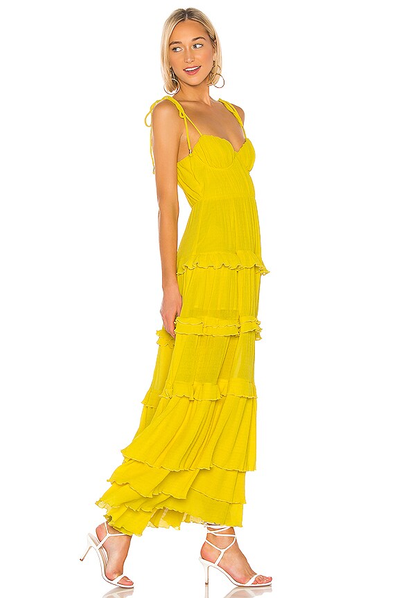 view 2 of 3 Tinsley Dress in Vibrant Yellow
