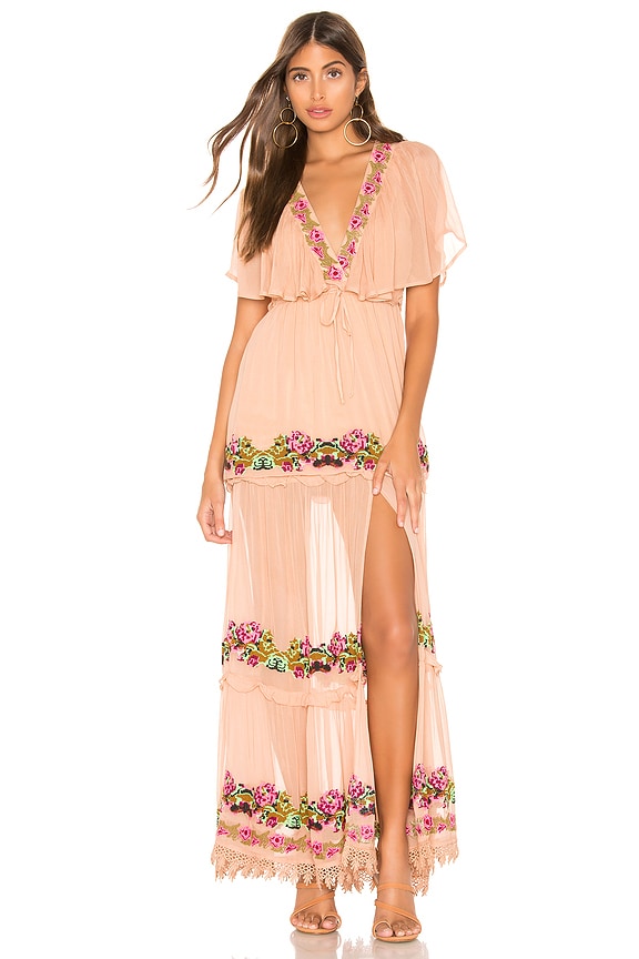 view 1 of 3 VESTIDO CORALINE in Nude