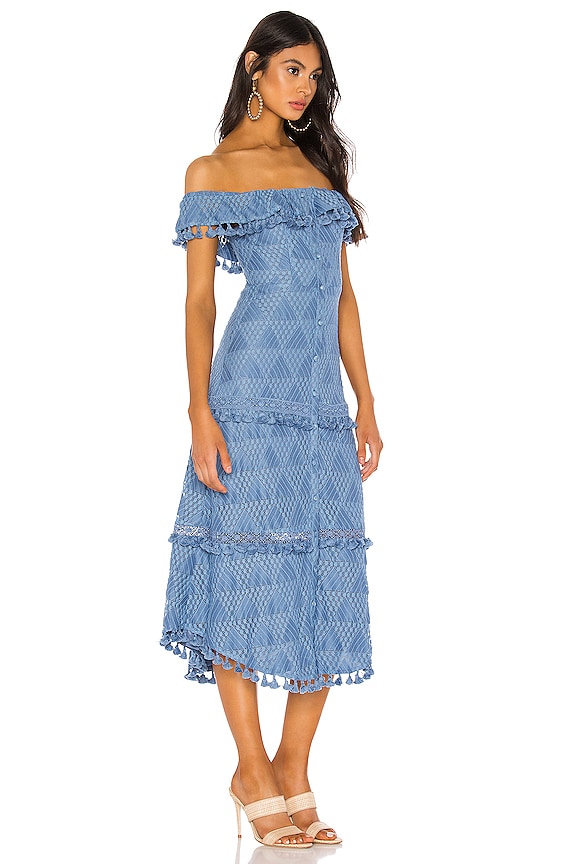 view 2 of 4 Monica Dress in Slate Blue