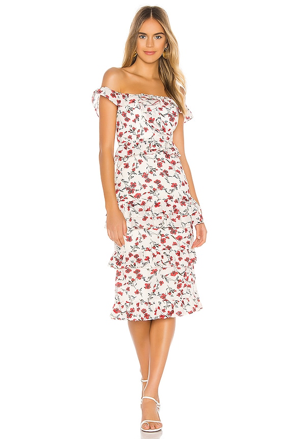 view 1 of 3 VESTIDO LILY in Red Dolly Floral