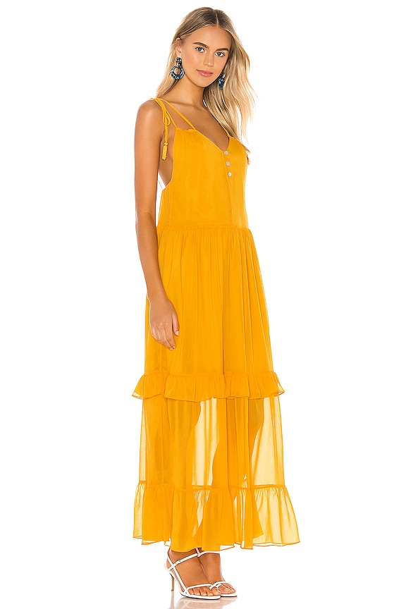 view 2 of 3 VESTIDO LORELEI in Mustard