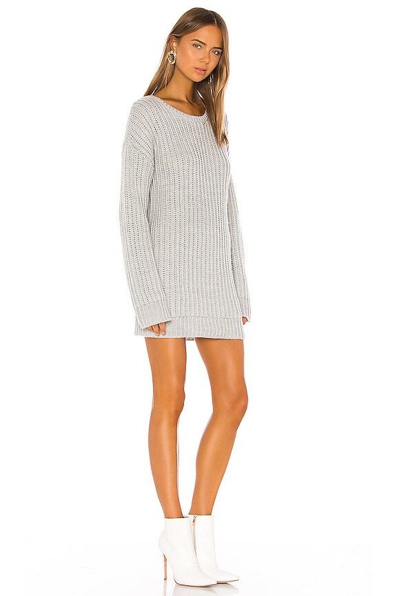 view 2 of 3 Brinley Sweater Dress in Light Grey