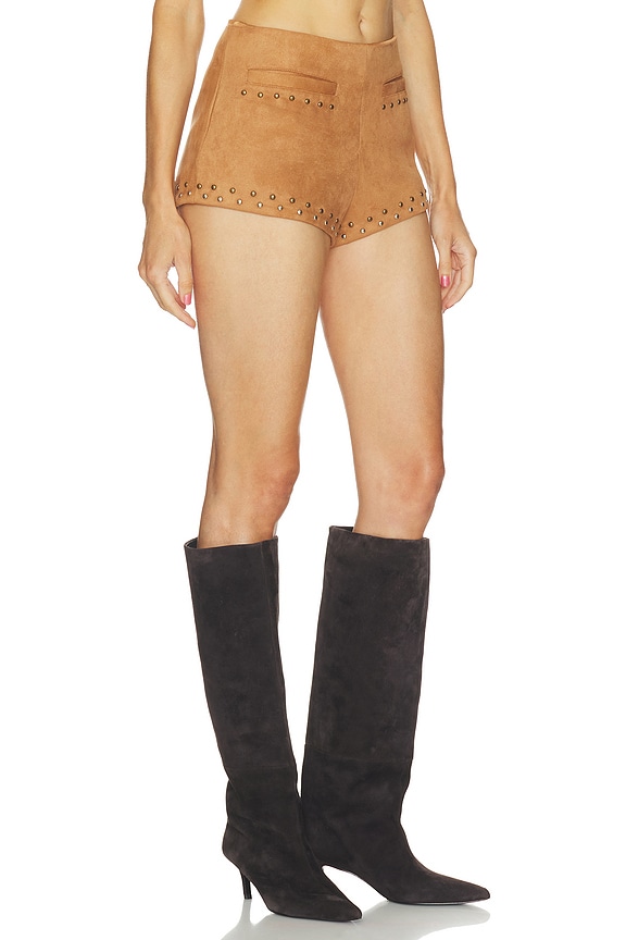 view 2 of 6 Emmett Studded Short in Tan