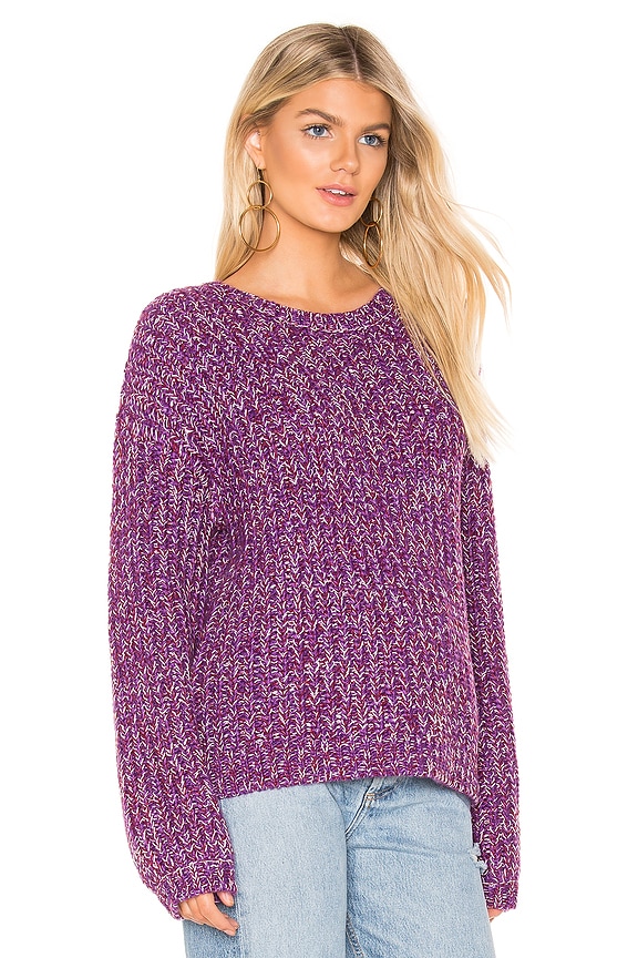 view 2 of 4 RAS DE COU LEO in Purple & White