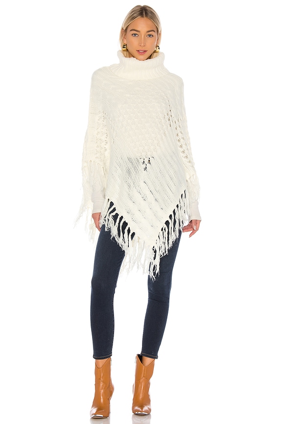 view 1 of 3 Saidey Poncho in Ivory