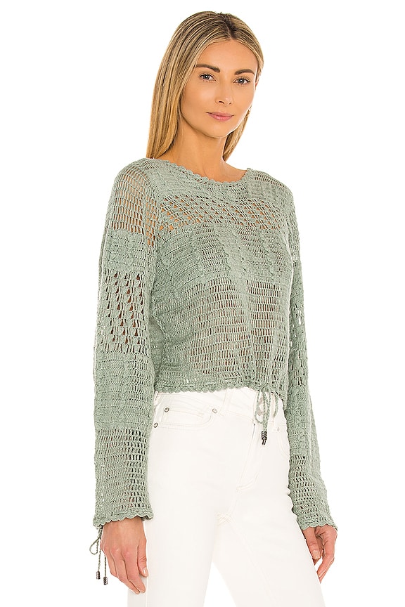view 2 of 4 Willow Pullover in Sage Green