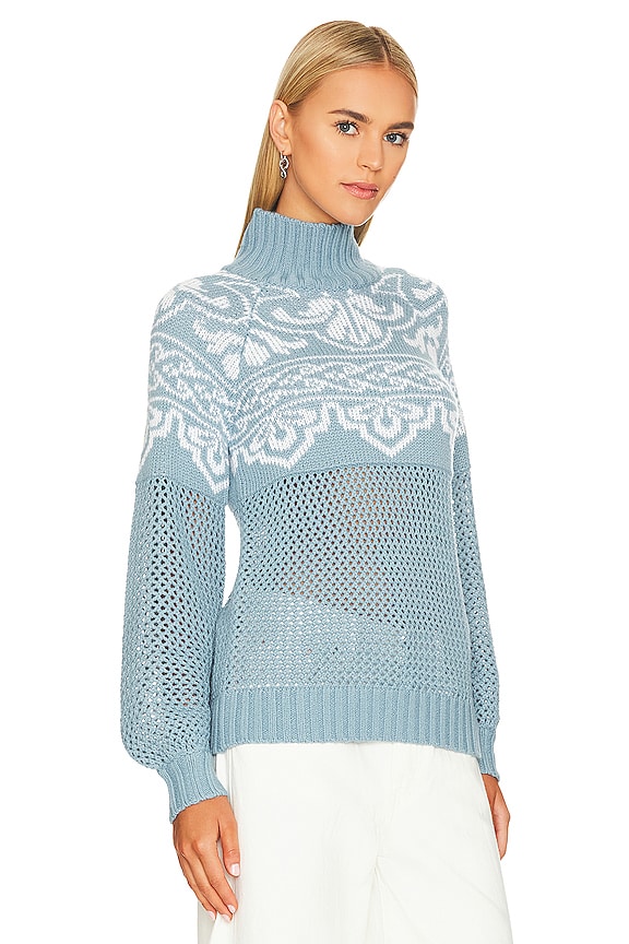 view 2 of 4 CAYLEEN セーター in Blue & Ivory