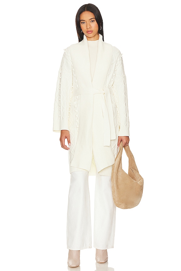 view 2 of 4 CABLE KNIT コート in Ivory