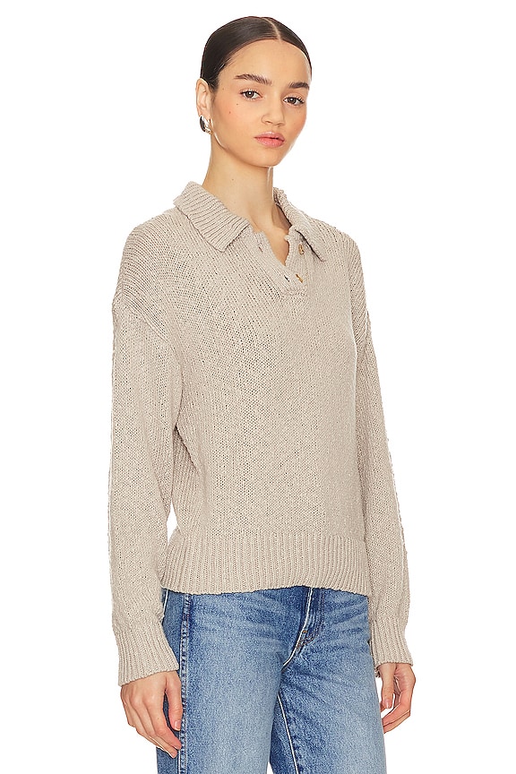 view 2 of 4 JERSEY ZINIA COLLARED in Taupe