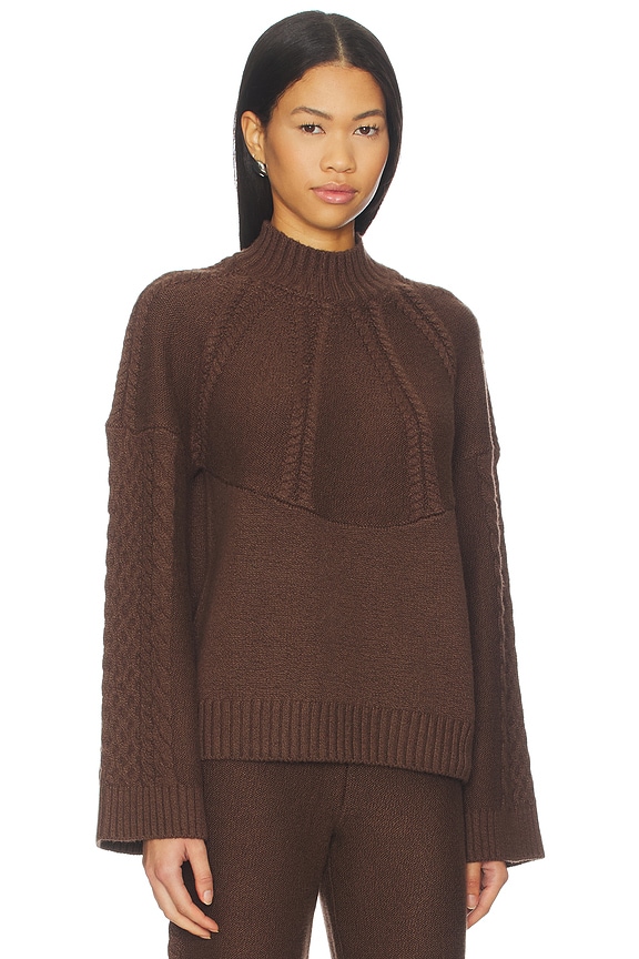 view 2 of 4 JERSEY MARCELLA in Chocolate Brown