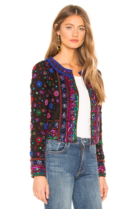 view 2 of 5 CHAQUETA GEORGINA in Pink Multi