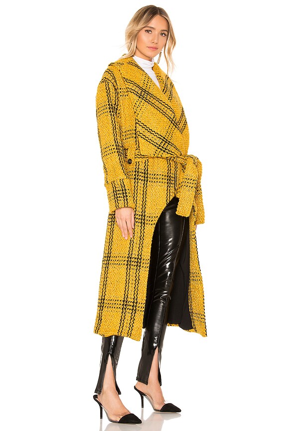 view 2 of 3 Sawyer Coat in Yellow & Black