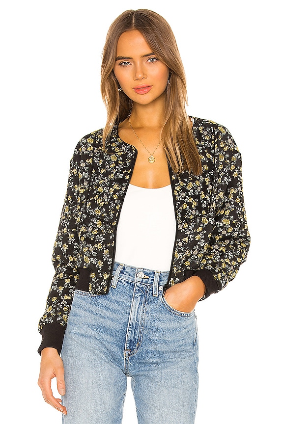 Tularosa Isabelle Jacket in Yellow Rose Floral | REVOLVE