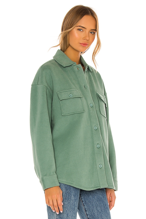 view 2 of 4 CHAQUETA UTILITY in Sage Green