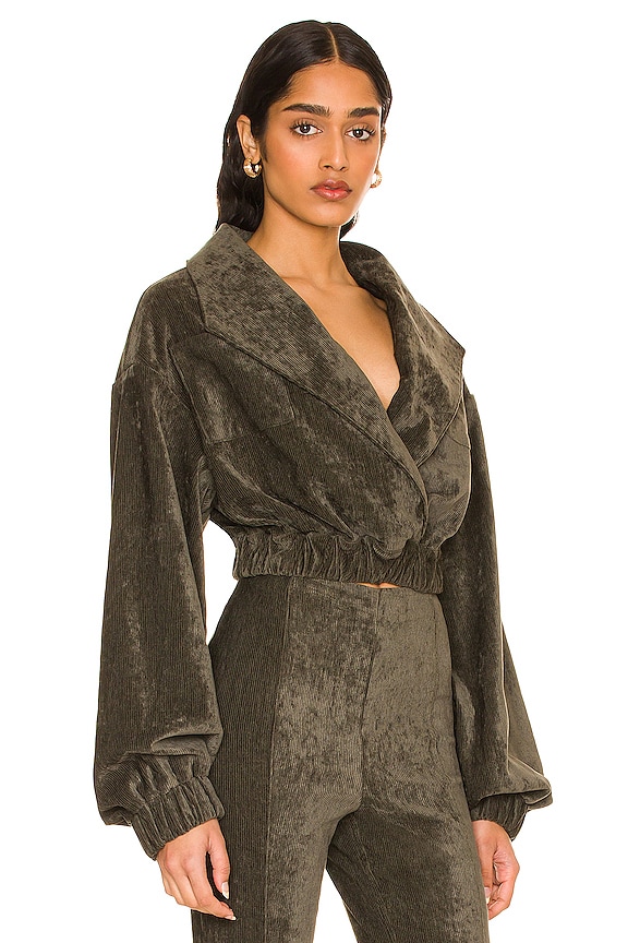 view 2 of 4 Phyllis Jacket in Olive Green