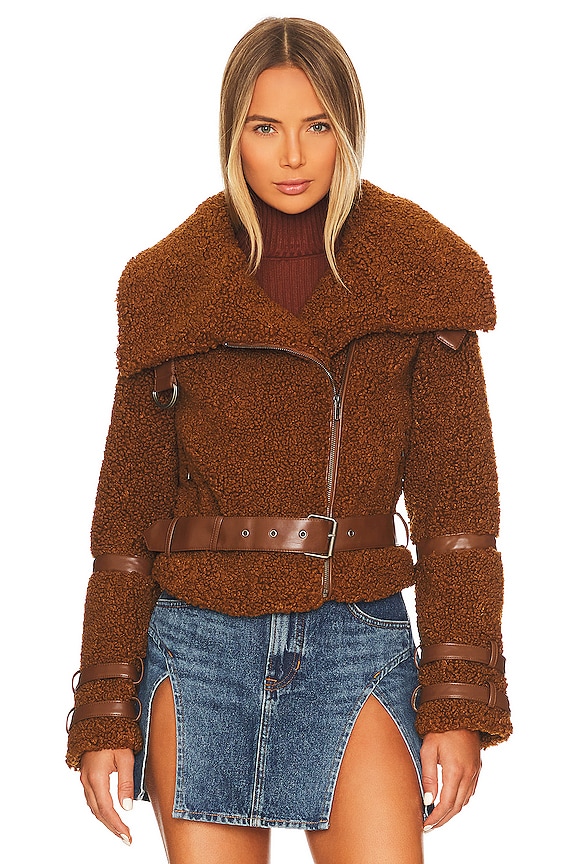 view 2 of 5 Bailey Moto Jacket in Cappuccino