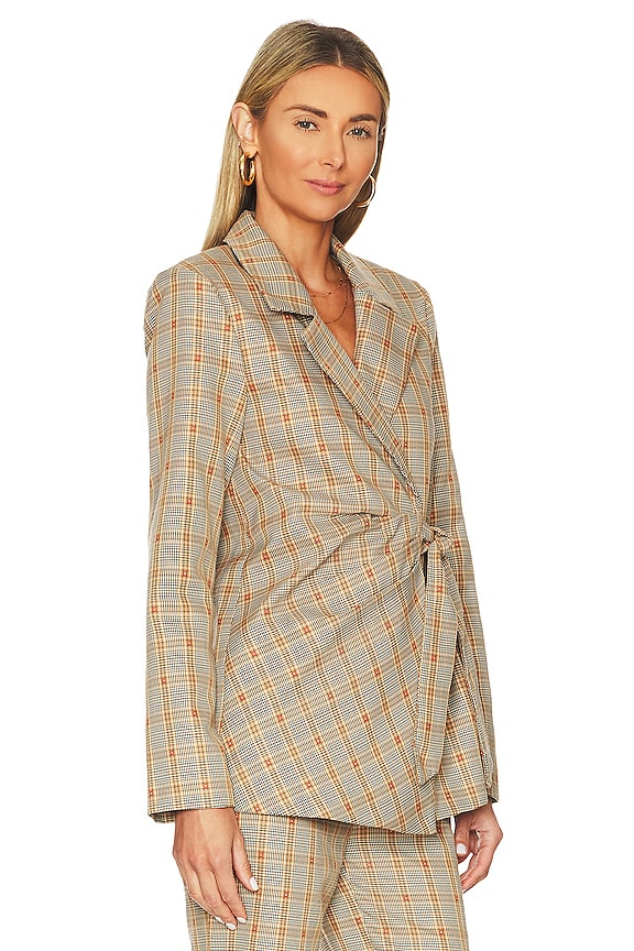 view 2 of 5 VESTE RACHEL in Floral Plaid