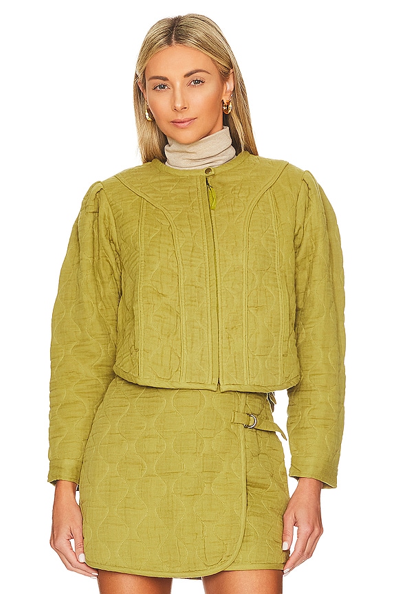 view 2 of 5 BLOUSON OLIVIA in Moss Green