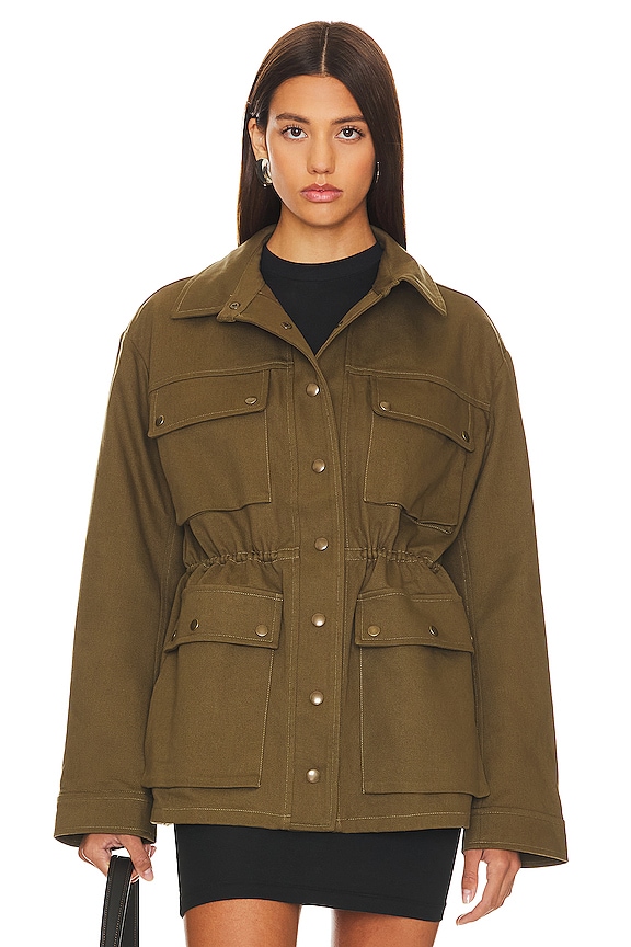 view 2 of 5 Hadley Jacket in Moss Green