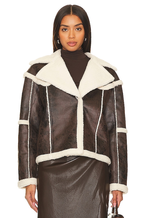 view 2 of 5 Pamela Coat in Espresso Brown