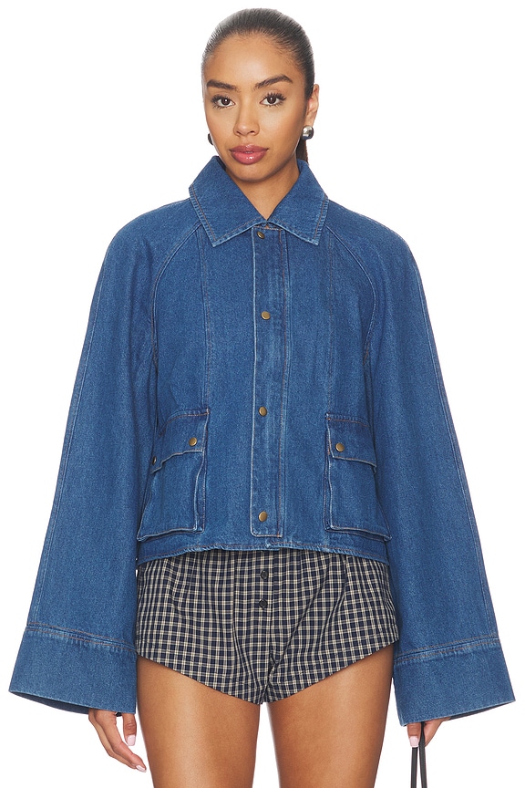 view 2 of 5 Oaklynn Jacket in Denim Blue