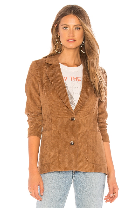 view 2 of 5 Danielle Corduroy Blazer in Toffee