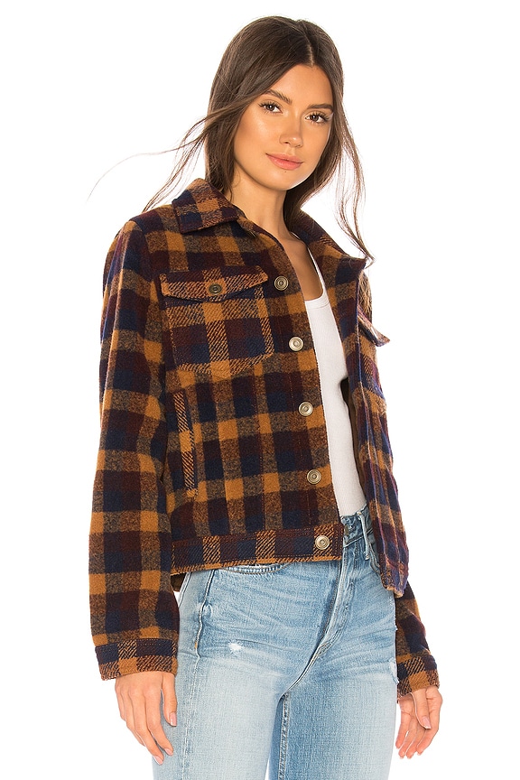 view 2 of 4 Ariel Jacket in Brown Plaid