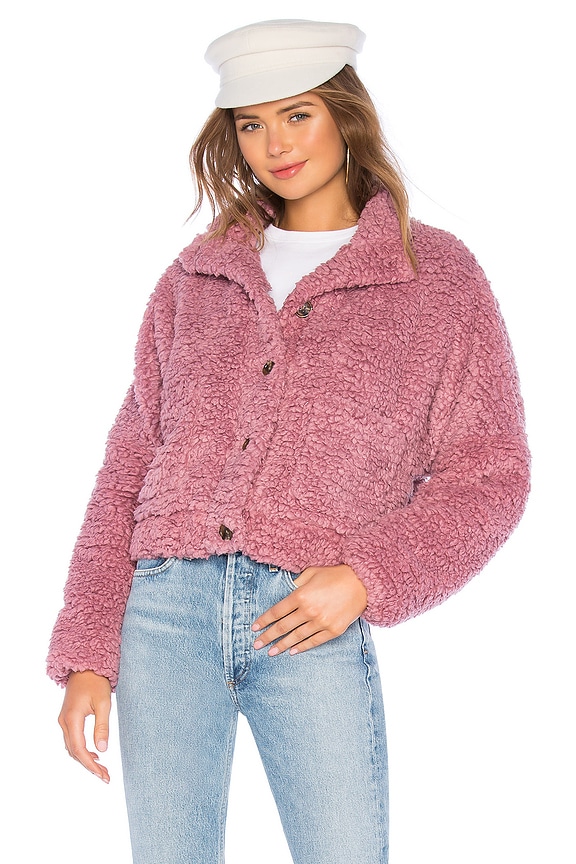 view 2 of 5 ABRIGO BOMBER CLARA in Mauve