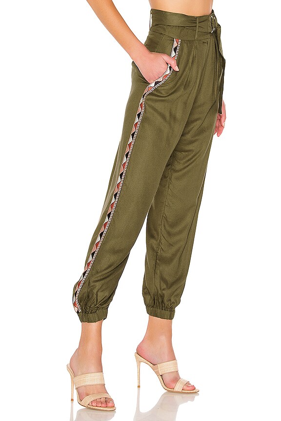 view 2 of 5 Melina Jogger in Olive Green